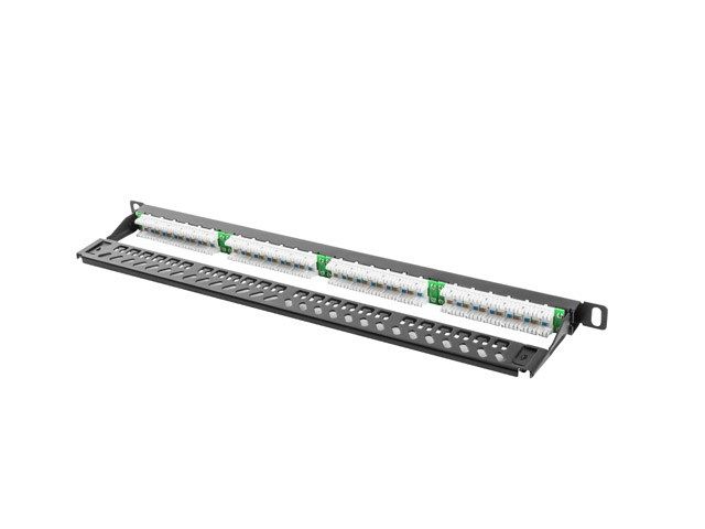 Lanberg PPU5-0024-B patch panel 0.5U