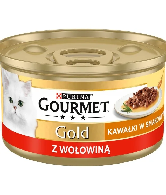 GOURMET Gold Sauce Delight Beef - Wet Cat Food - 85 G