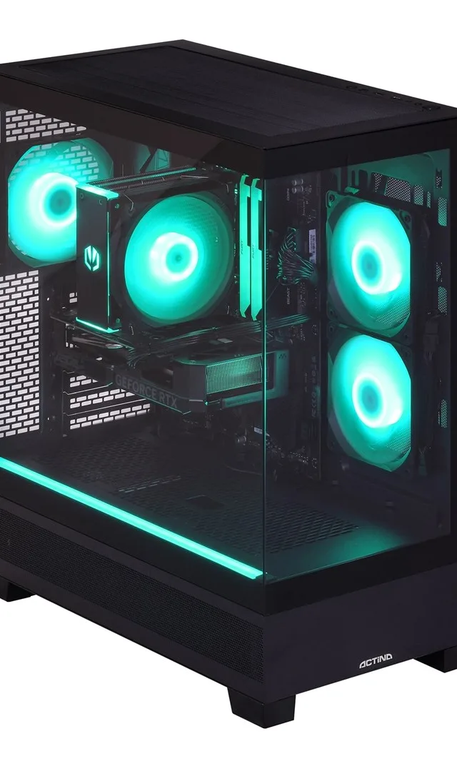 Actina 5901443421160 PC AMD Ryzen™ 7 8700F 32 GB DDR5-SDRAM 1 TB SSD NVIDIA GeForce RTX 5060 Midi Tower Black