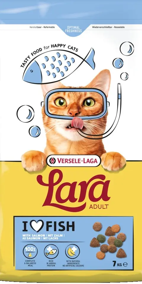 VERSELE-LAGA Lara Adult Salmon - Dry Cat Food - 7kg