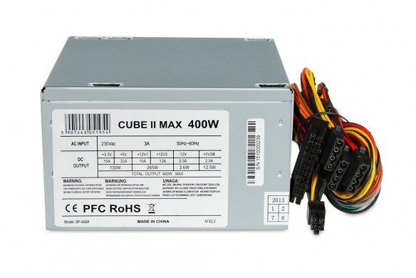 IBox CUBE II Power Supply Unit 400 W 20 4 Pin ATX ATX Silver