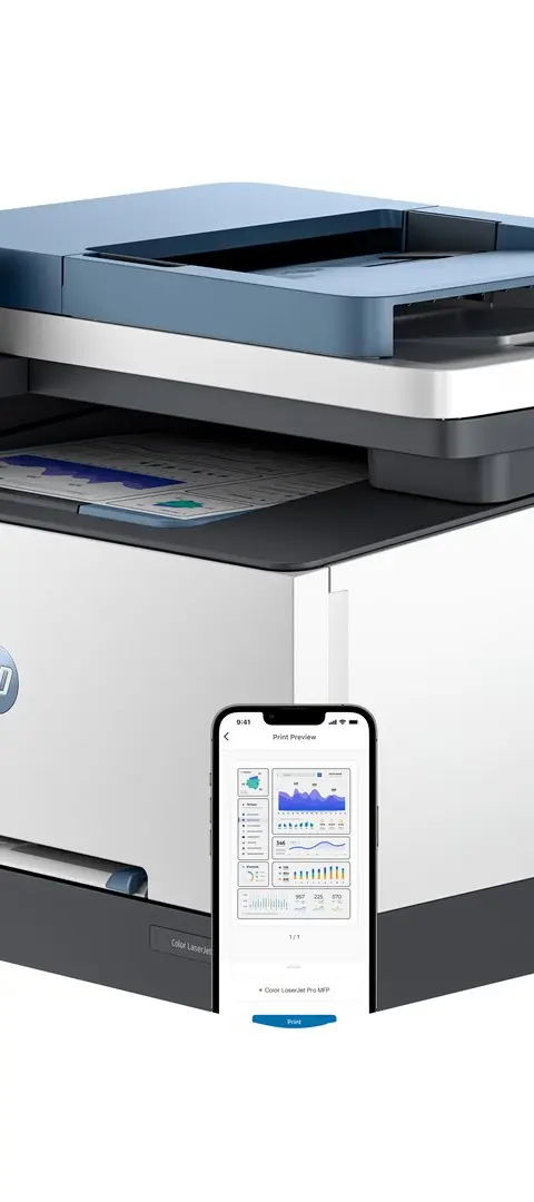 HP LaserJet Pro 3302fdw Wireless Multifunction Color Printer, Copier, Scanner; Duplex