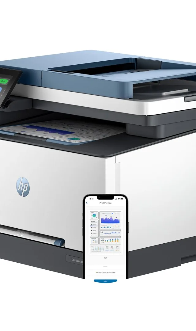 HP LaserJet Pro 3302fdw Wireless Multifunction Color Printer, Copier, Scanner; Duplex