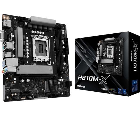 Asrock H810M-X Intel H810 LGA 1851 (Socket V1) micro ATX