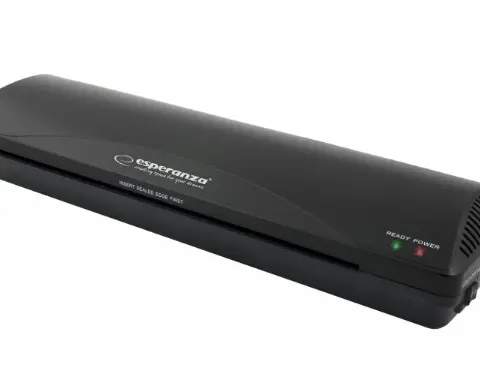 Esperanza EFL003 Laminator Cold/Hot Laminator 250 Mm/Min Black