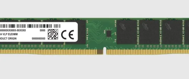Micron MTA18ADF2G72AZ-2G6E1R memory module 16 GB 1 x 16 GB DDR4 288-pin DIMM ECC