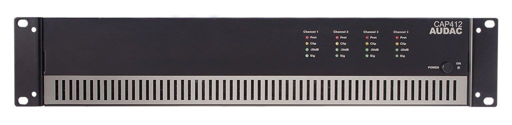 Audac CAP412 Four-Channel Power Amplifier 4 X 120 W 100V