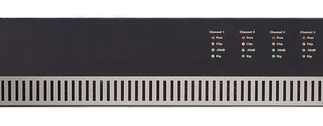 Audac CAP412 Four-Channel Power Amplifier 4 X 120 W 100V
