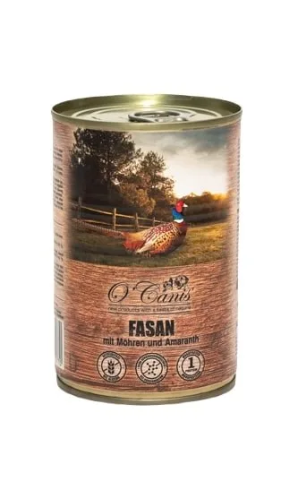 O'CANIS Canned-Wet Dog Food Pheasant With Carrots 400 G