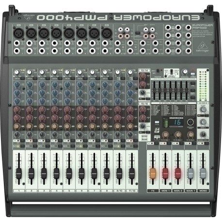 Behringer PMP4000 Audio Mixer 20 Channels 10 - 200000 Hz Black