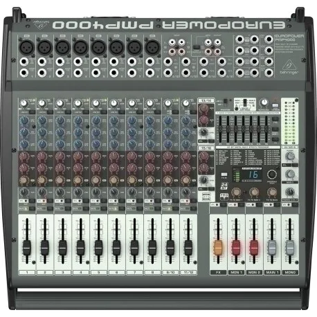 Behringer PMP4000 Audio Mixer 20 Channels 10 - 200000 Hz Black