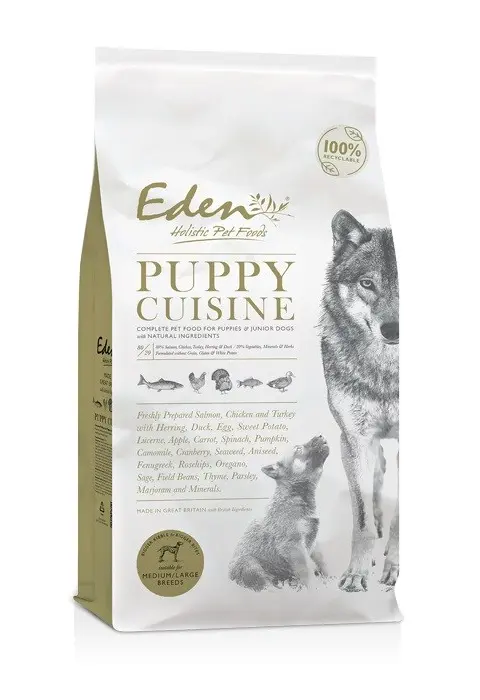 EDEN Puppy Cuisine 80/20 Medium Kibble - Dry Dog Food - 2kg