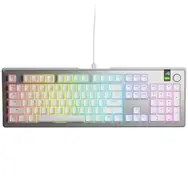 Glorious GMMK 3 Pro 100 Custom Gaming Keyboard - Pre-Built ANSI (US) Fox Switches Silver