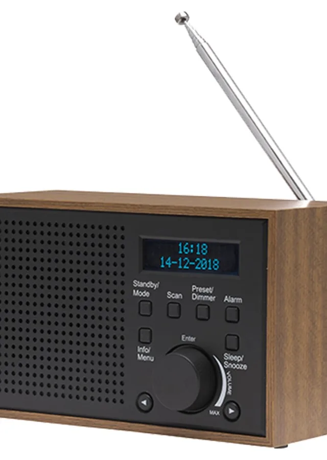 Denver DAB-46DARK GREY Radio Internet Analog Digital Black Brown