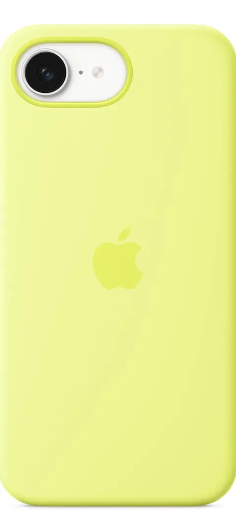 Silicone Case APPLE For IPhone 16e - Neon Yellow