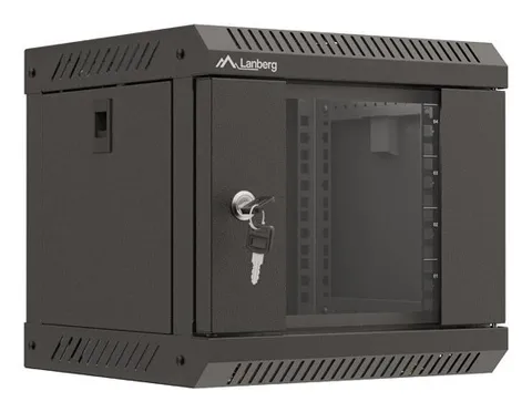 Lanberg WF11-3304-10B rack cabinet 4U Wall mounted rack Black