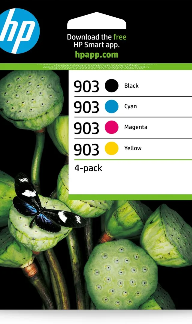 HP 903 4-pack Black/Cyan/Magenta/Yellow Original Ink Cartridges