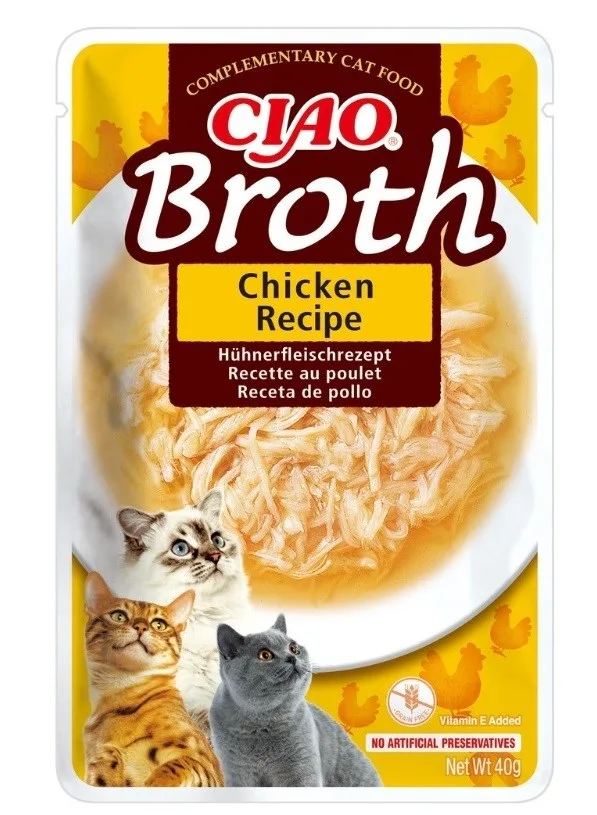 INABA Ciao Broth Chicken - Cat Treats - 40g