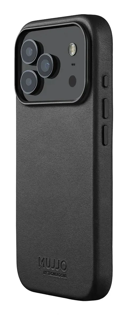 Mujjo Leather Case - Etui SkóRzane Do IPhone 17 Pro Kompatybilne Z MagSafe (Black)