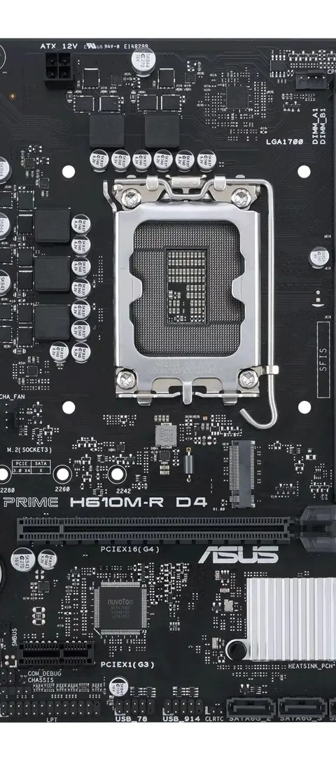 ASUS PRIME H610M-R D4 Intel H610 LGA 1700 micro ATX