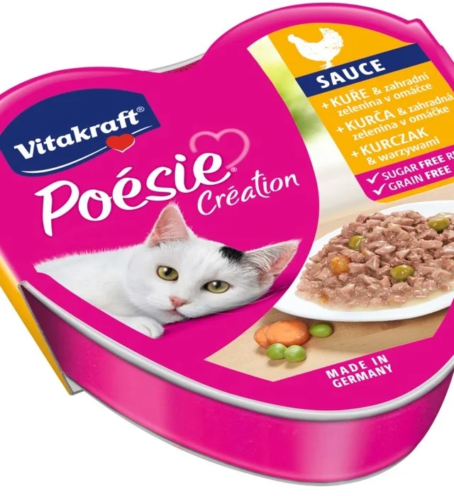 VITAKRAFT POESIE CREATION SOS Chicken/Vegetables - Wet Cat Food - 85 G