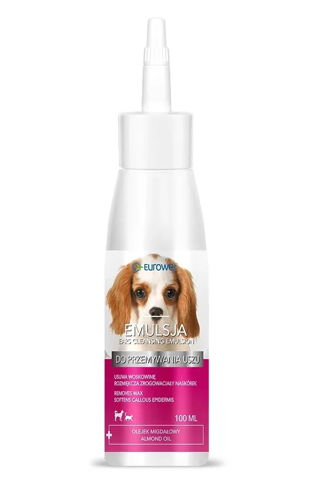 EUROWET Ear Cleansing Emulsion For Dogs And Cats - 100 Ml