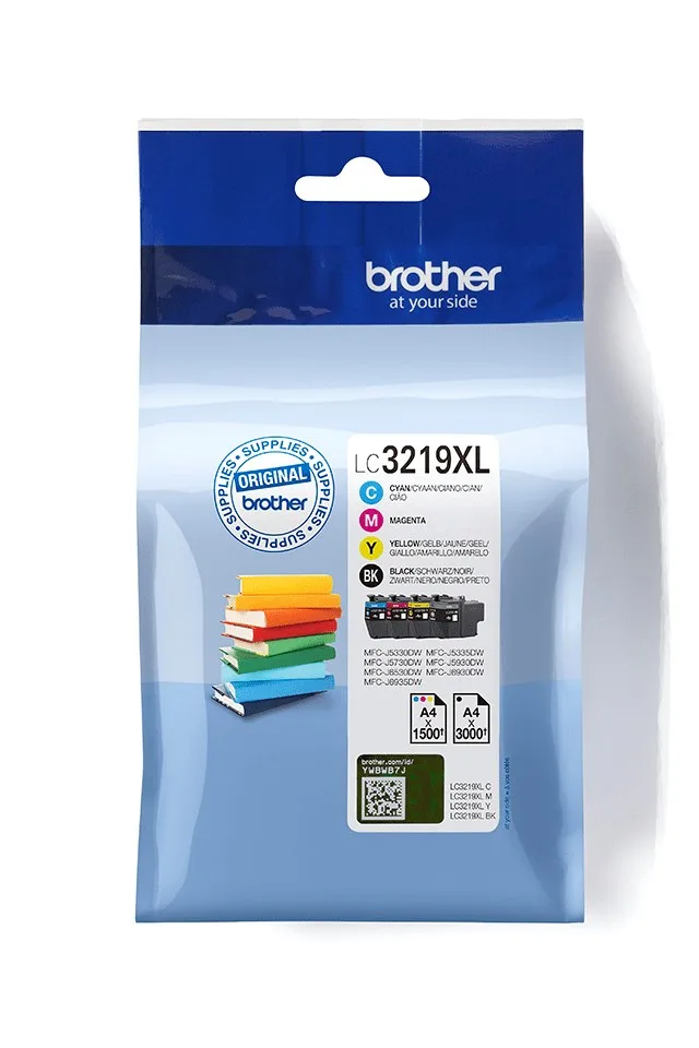 Brother LC3219XLVAL toner cartridge 4 pc(s) Original Black, Cyan, Magenta, Yellow
