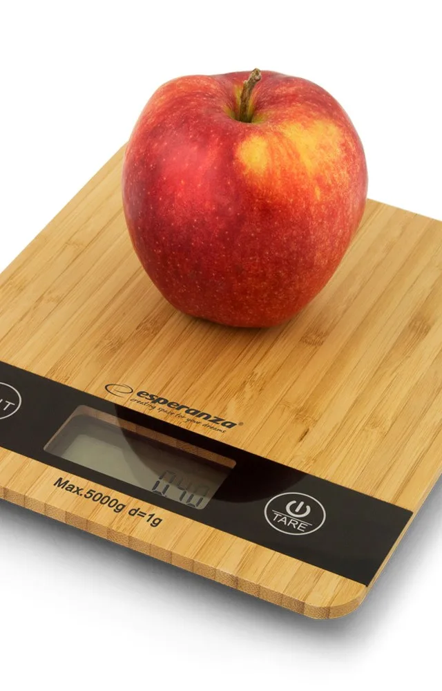 Esperanza EKS005 Electronic Kitchen Scale Bambus Tabletop Rectangle