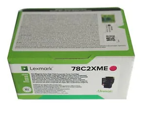 Lexmark 78C2XME toner cartridge 1 pc(s) Original Magenta