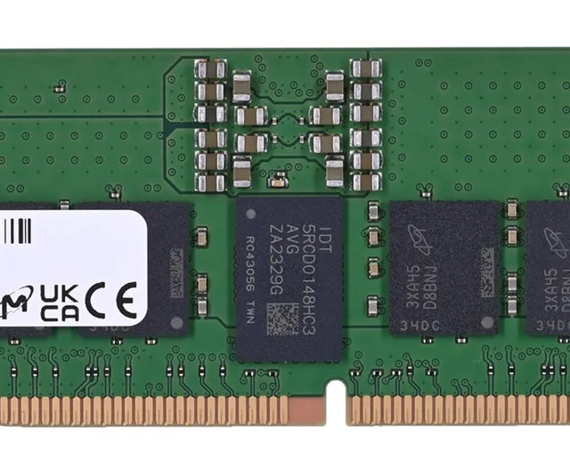 Micron MTC20F2085S1RC48BR memory module 32 GB 1 x 32 GB DDR5 288-pin DIMM ECC