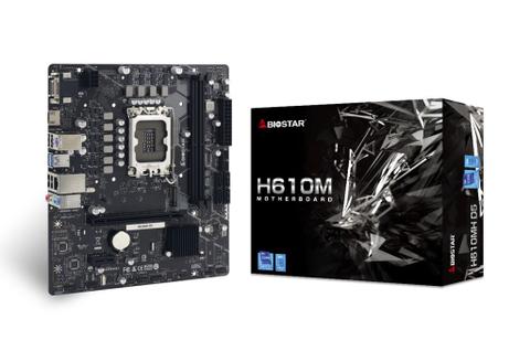 Biostar H610MH D5 motherboard Intel H610 LGA 1700 micro ATX