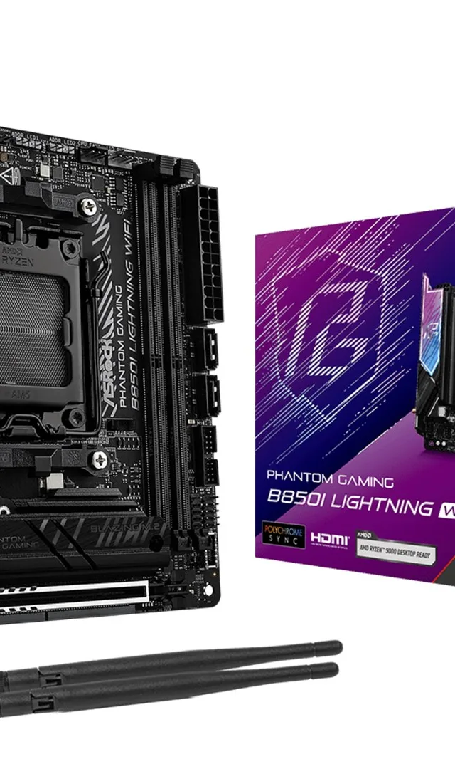 Asrock Phantom Gaming B850I Lightning WiFi AMD B850 Socket AM5 mini ITX
