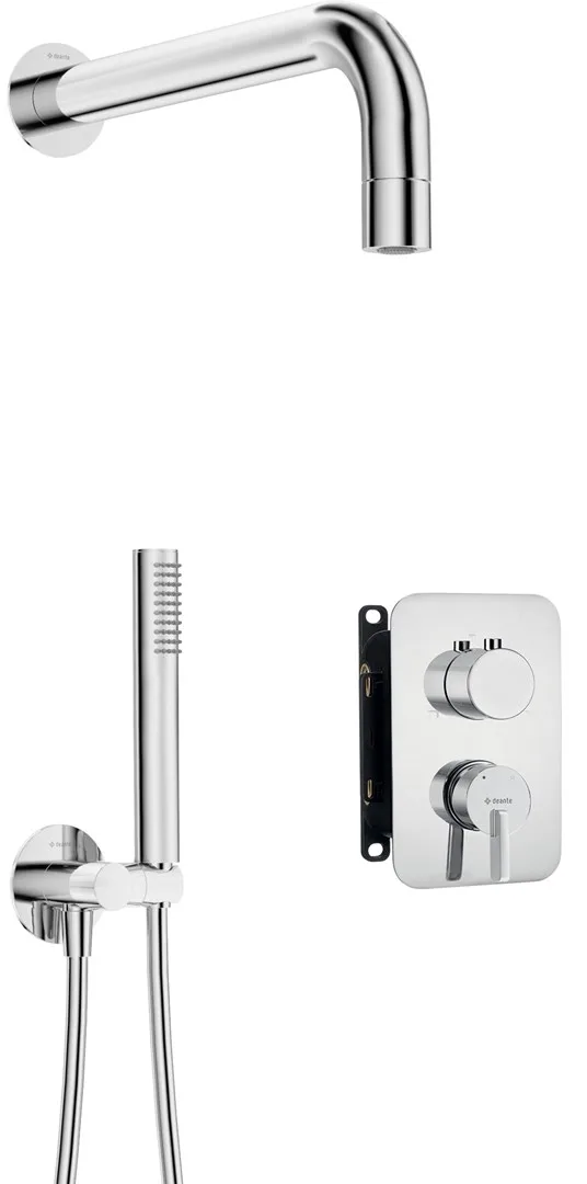 Concealed Shower Set With Mixer BOX - With Hand Shower