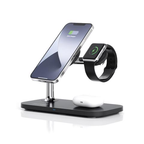 RealPower ChargeAIR Mag Smartphone, Smartwatch, Tablet Black USB Wireless charging Indoor