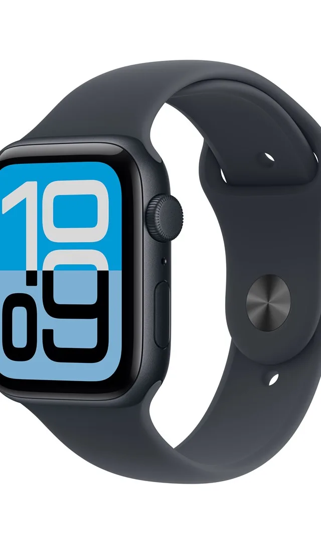 Apple Watch SE (3nd generation) SE 3 GPS 44mm Midnight Aluminium Case with Midnight Sport Band - M/L