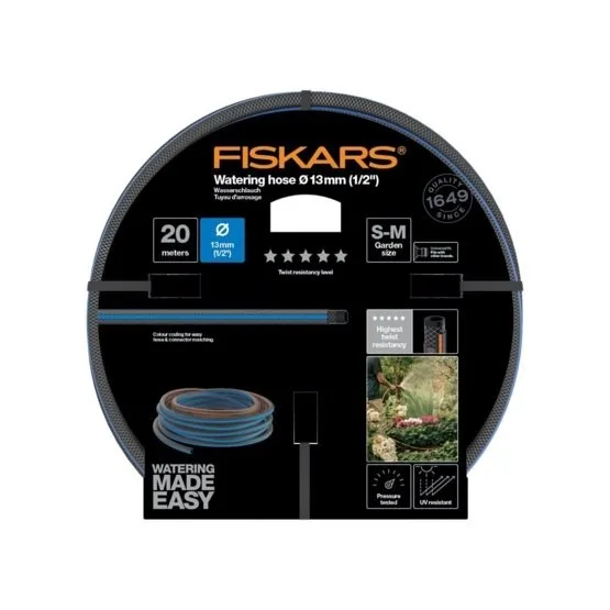 Fiskars 1027107 Garden Hose 20 M Above Ground Blue Grey
