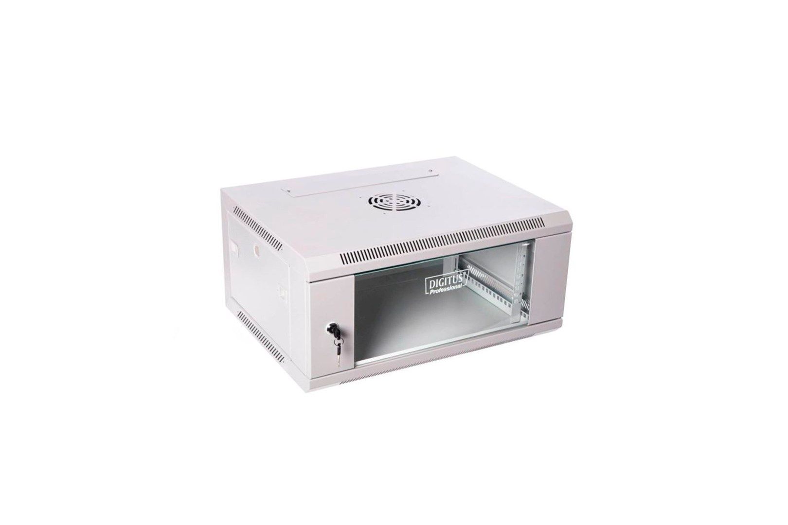 Digitus DN-W19 06U/450 rack cabinet 6U Wall mounted rack Light grey