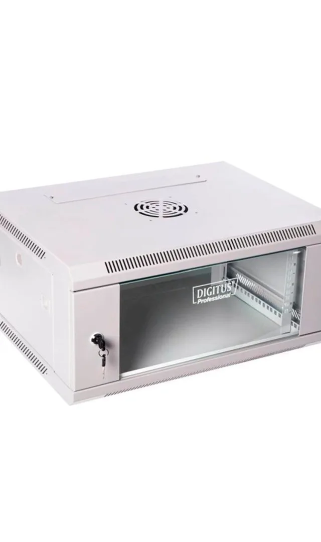 Digitus DN-W19 06U/450 rack cabinet 6U Wall mounted rack Light grey