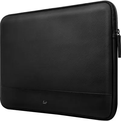 LAUT PRESTIGE Black Faux Leather Sleeve For Macbook 13 /14