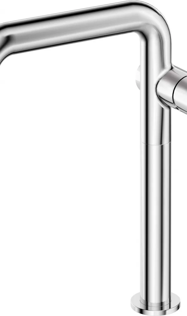 Tall Washbasin Mixer With Rectangular Spout