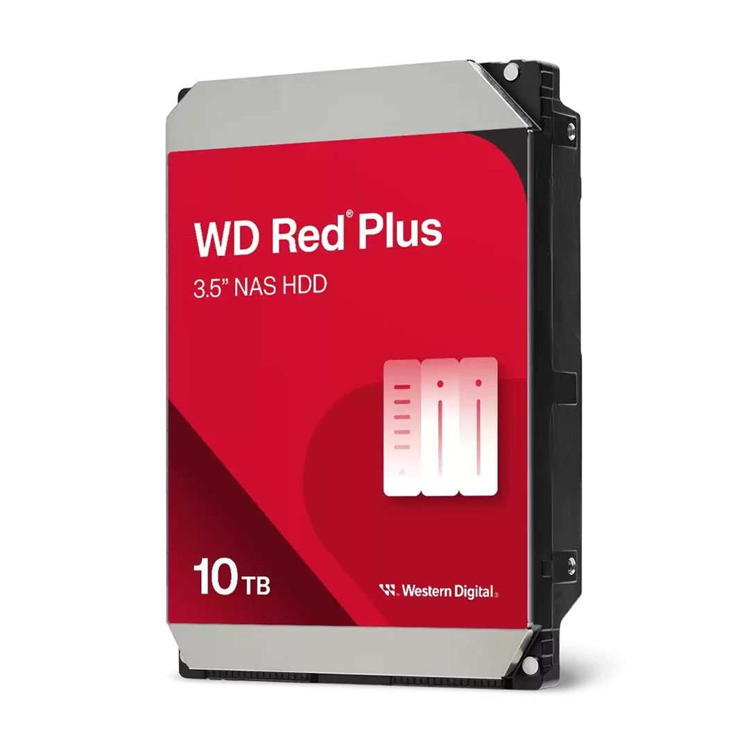 Western Digital Red Plus WD100EFGX internal hard drive 10 TB 7200 RPM 512 MB 3.5" Serial ATA III