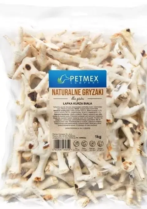 PETMEX Dog Chew Chicken Paw 1000g