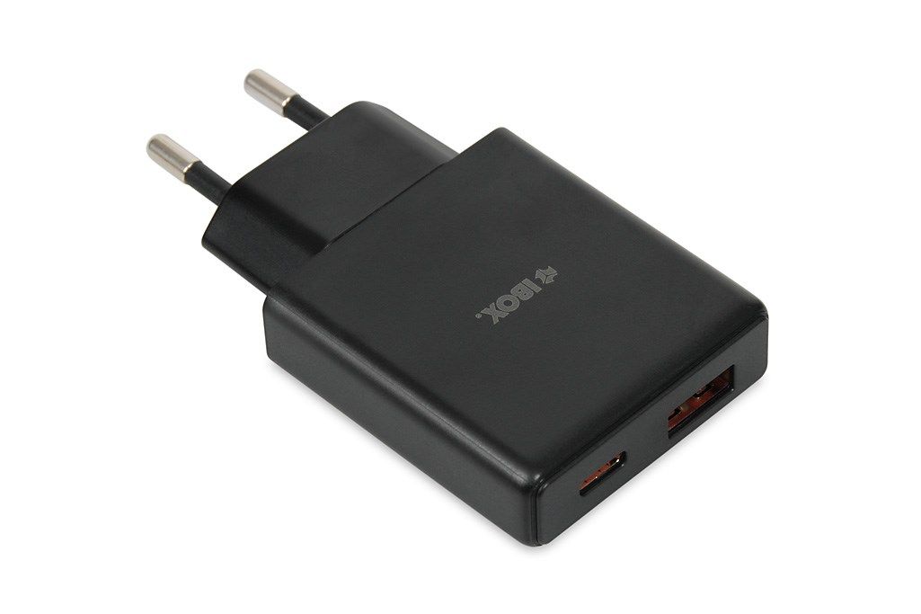 IBOX C-43 Slim GaN PD30W Wall Charger Black