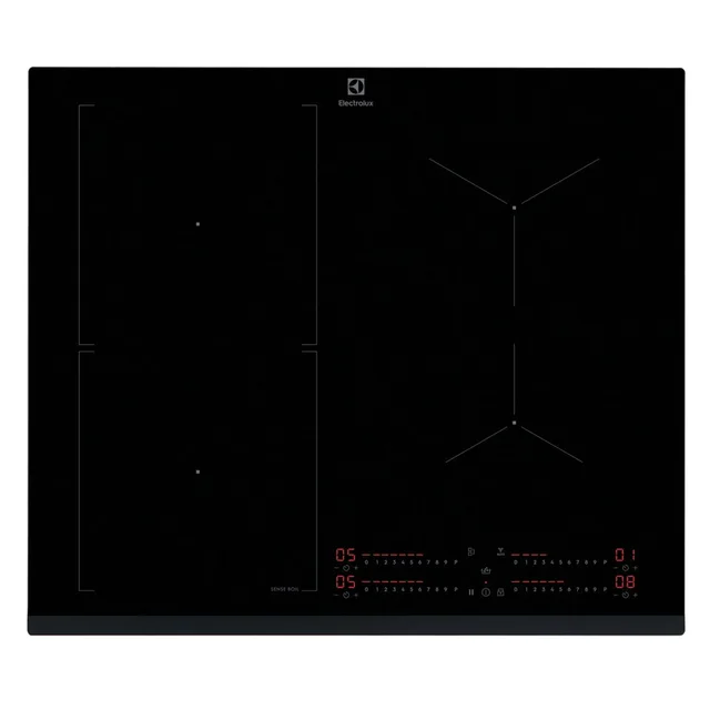 Electrolux EIS62453 Black Built-in 60 cm Zone induction hob 4 zone(s)
