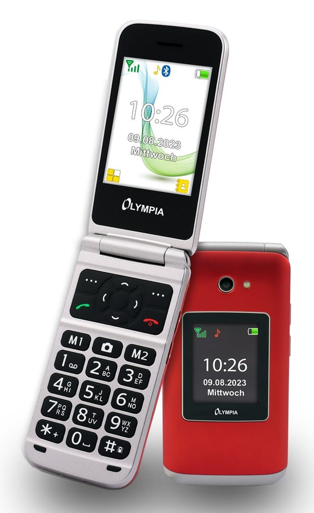 Olympia VITUS 4G 7.11 cm (2.8") 147 g Red Camera phone