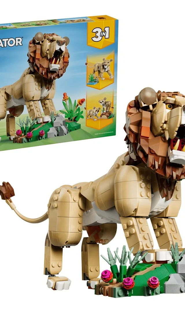 LEGO CREATOR 3 IN 1 31386 Wild Animals: Majestic Lion
