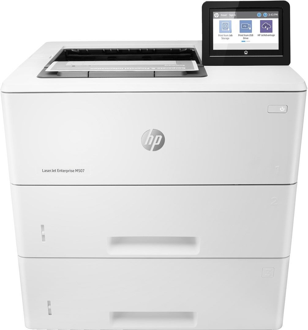 HP LaserJet Enterprise M507x Black And White Printer For Print Two-Sided Printing