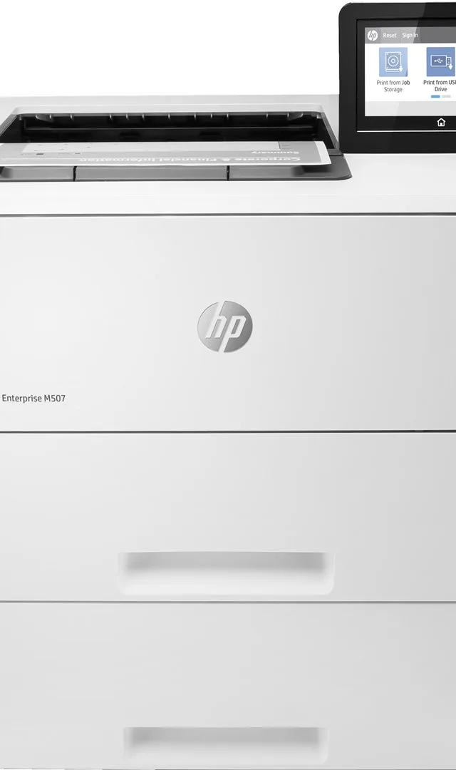 HP LaserJet Enterprise M507x Black And White Printer For Print Two-Sided Printing