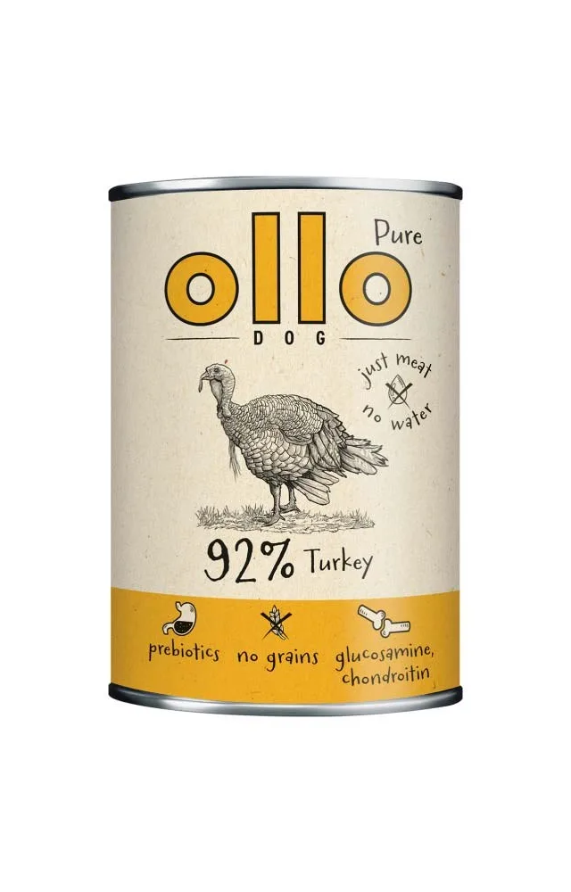 OLLO Pure Turkey - Wet Dog Food - 850g