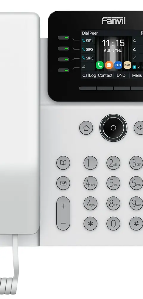 Fanvil V62G White, Prime Business Phone / SIP / POE / Gigabit / USB-Port